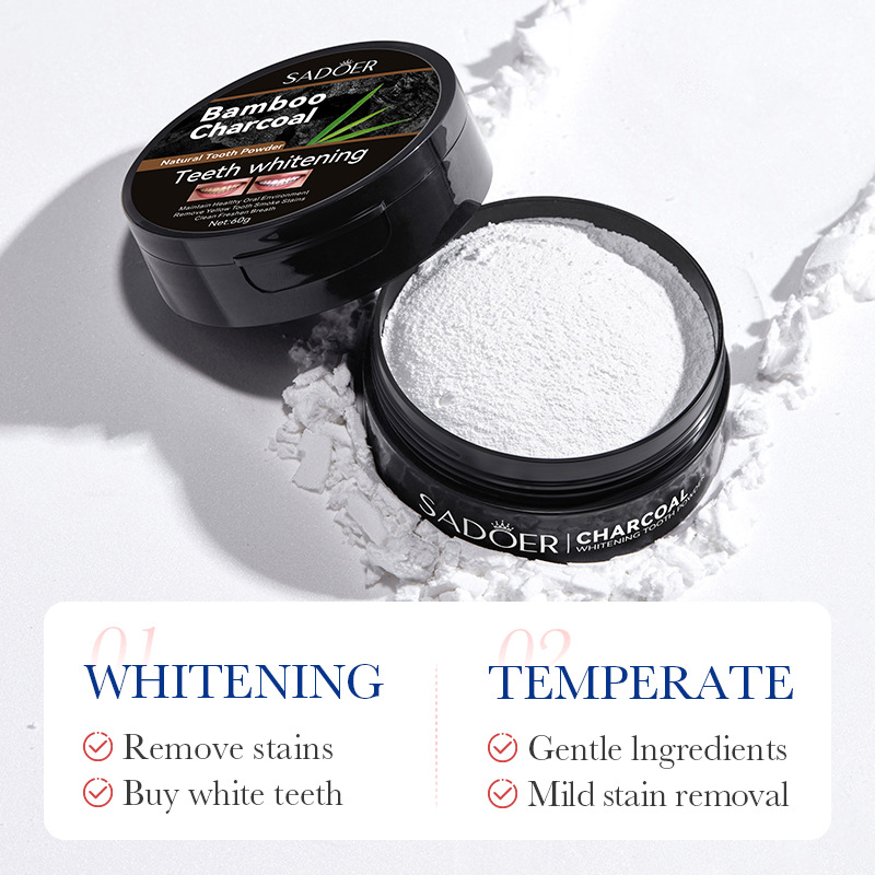 60g Tooth Whitening Powder Act - огляд і ціна Activated Charcoal Powder