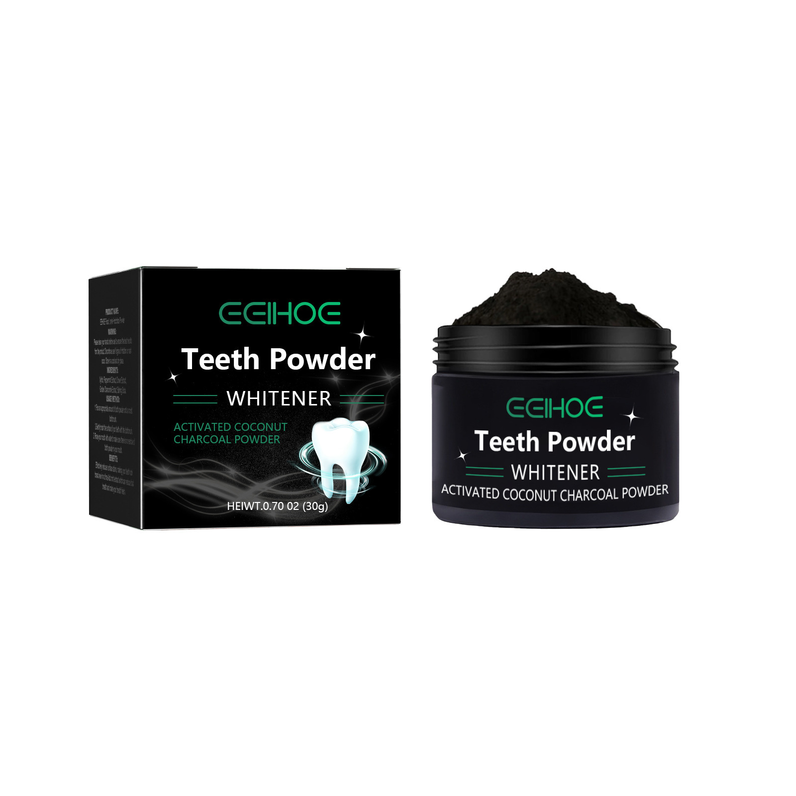EELHOE Charcoal Powder for Tee - огляд і ціна Activated Charcoal Powder