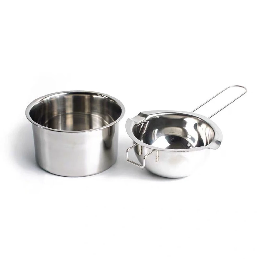2Pcs Stainless Steel Wax Melti - огляд і ціна Soap Making Jar