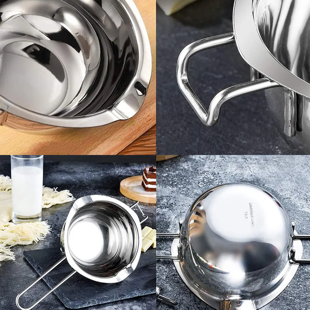 2Pcs Stainless Steel Wax Melti - огляд і ціна Soap Making Jar