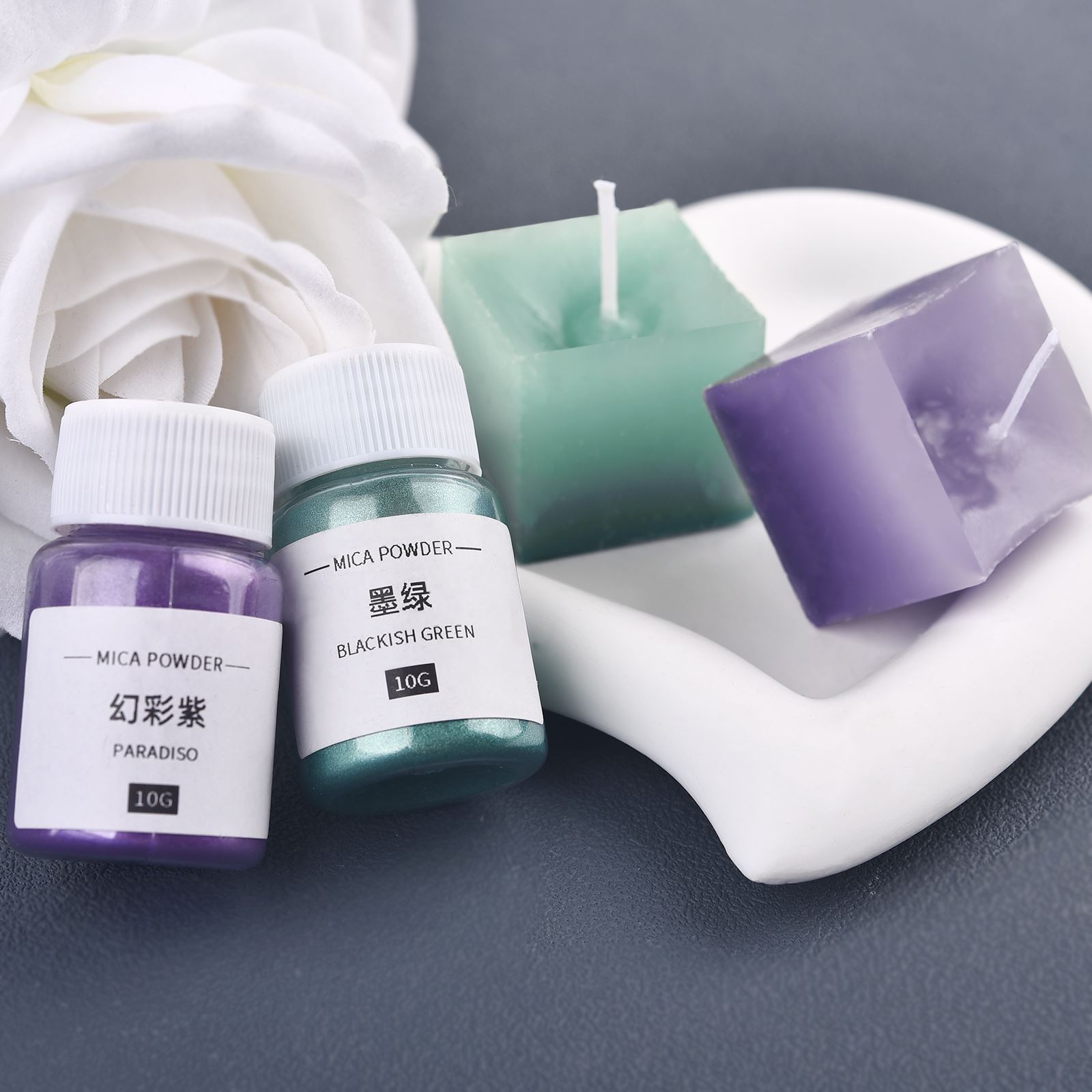 10g Candle Pearlescent Mica Po - огляд і ціна Oxide Pigment Soap