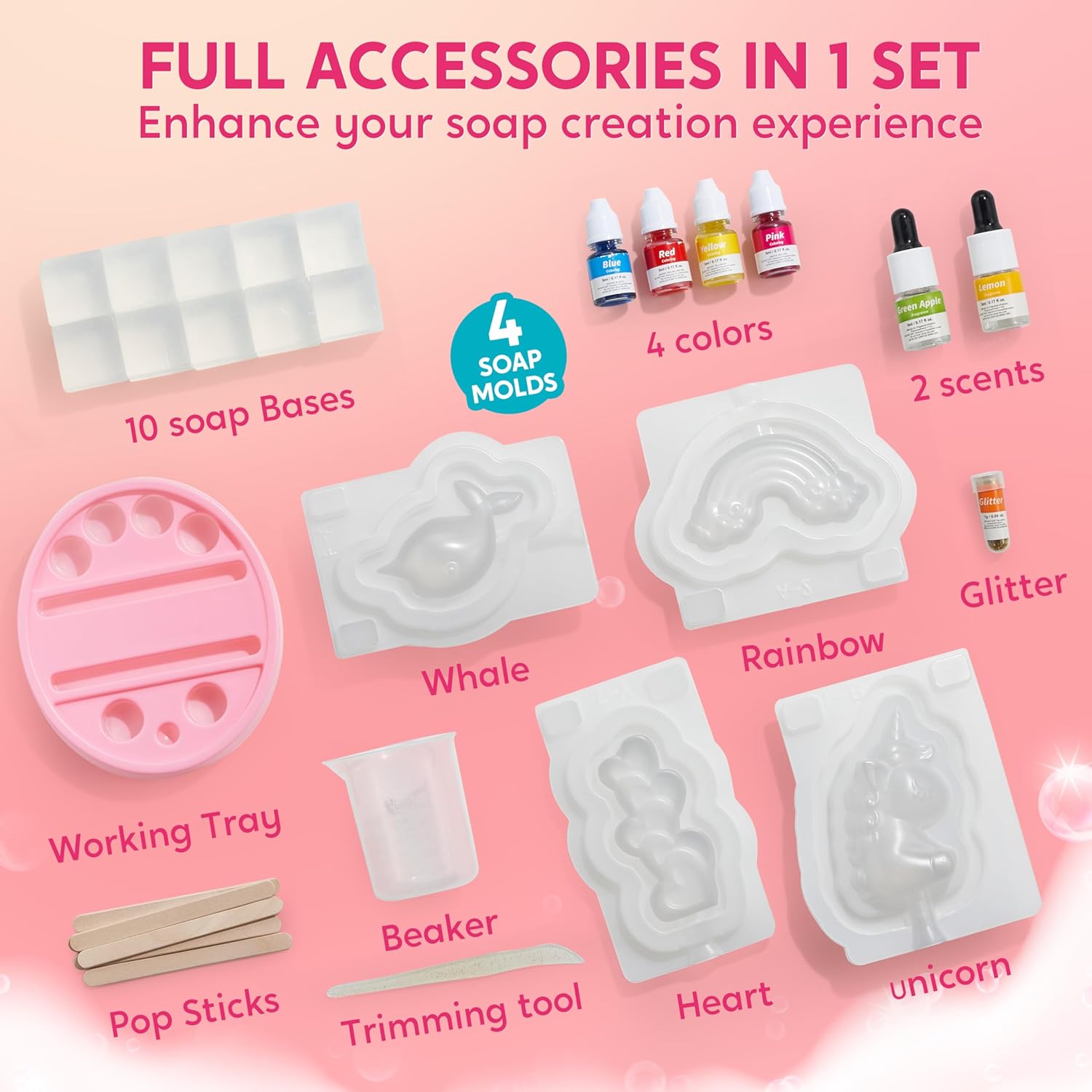 JOYFY Unicorn Soap Making Kit  - огляд і ціна Soap Making Experiment